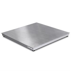Floor scale platform completely in stainless C6, AISI 304 IP67, 1250x1500x115, 600kg/0,1kg