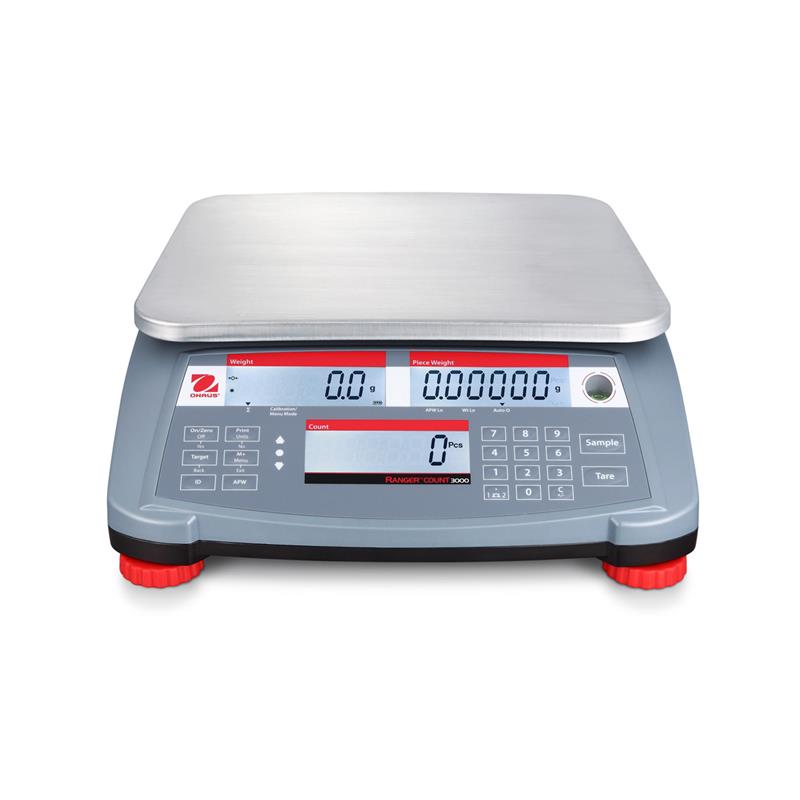 Counting scale 3kg/1g Ohaus Ranger 3000, Verification lncluded.