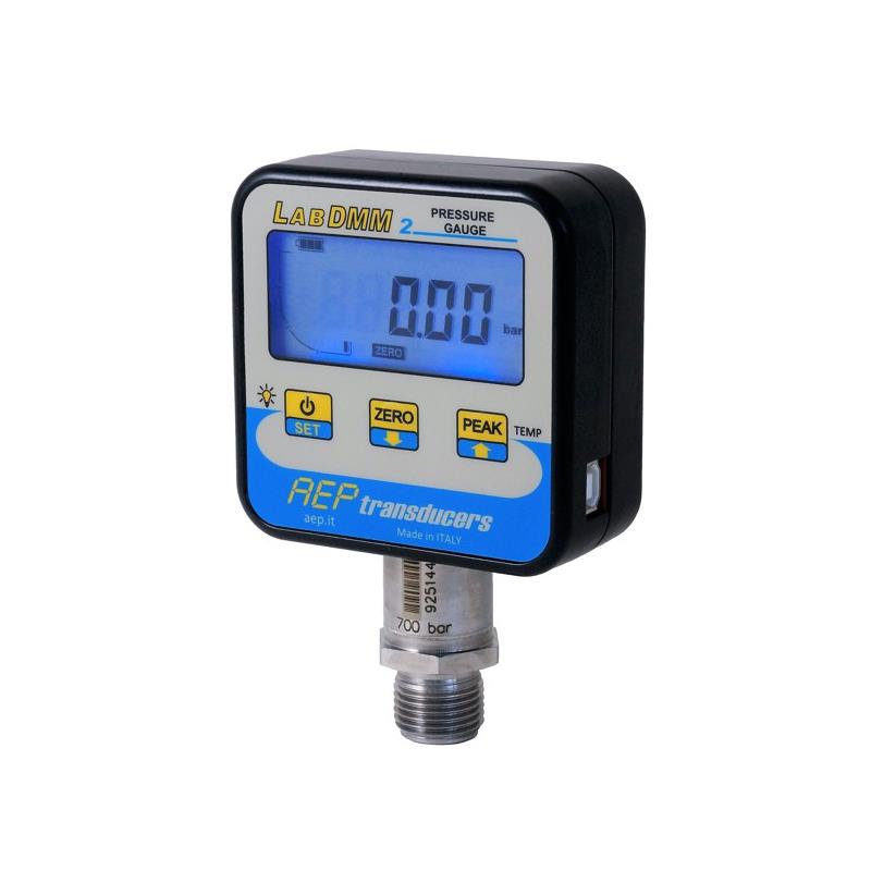 Digital manometer LABDMM2 2500 bar. For pressure and temperature measurement.