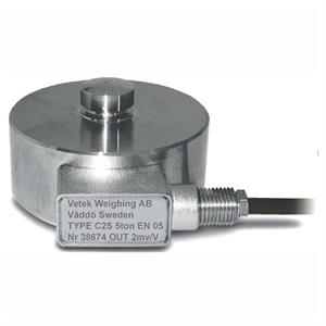 Load cell C2S 5 tonnes stainless. According to OIML C2 norm, IP68.