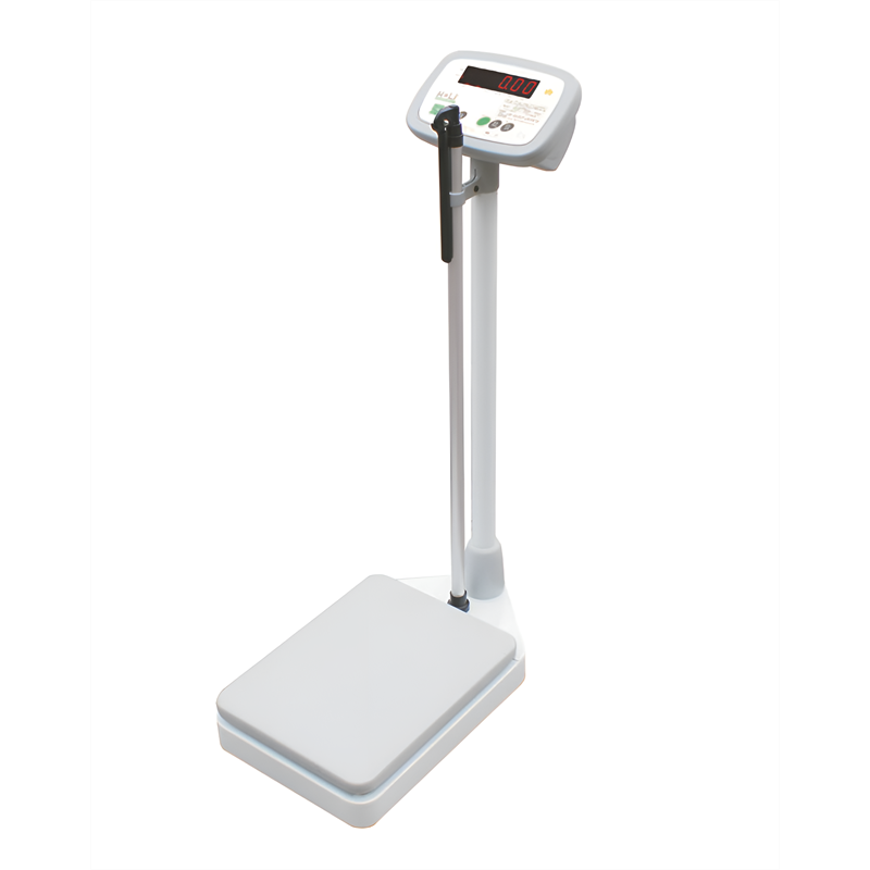 Person scale TCS-200 with column and height rod - 300kg, 300x400mm